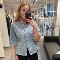 GLOBAL FUNK - BLUSE - LILA 73590296 - MEDIUM LIGHT BLUE