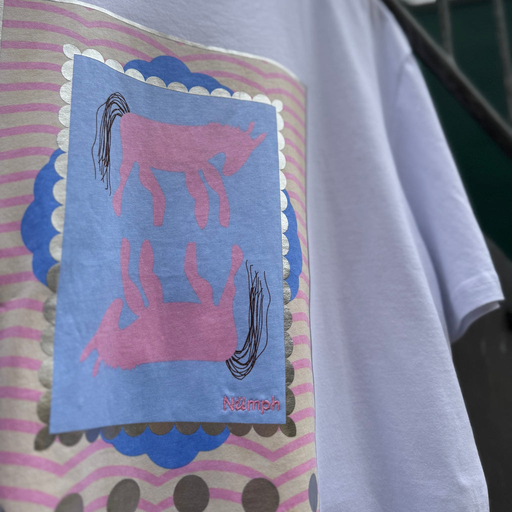 NÜMPH - T-SHIRT - DAYDREAM 705449 - BRIGHT WHITE
