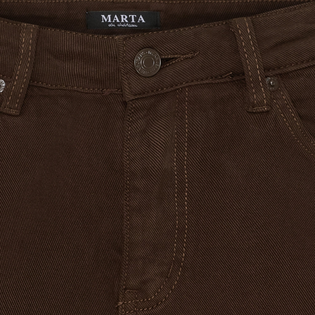 MARTA DU CHATEAU - JEANS - NAT MDC224-8714 - BROWN