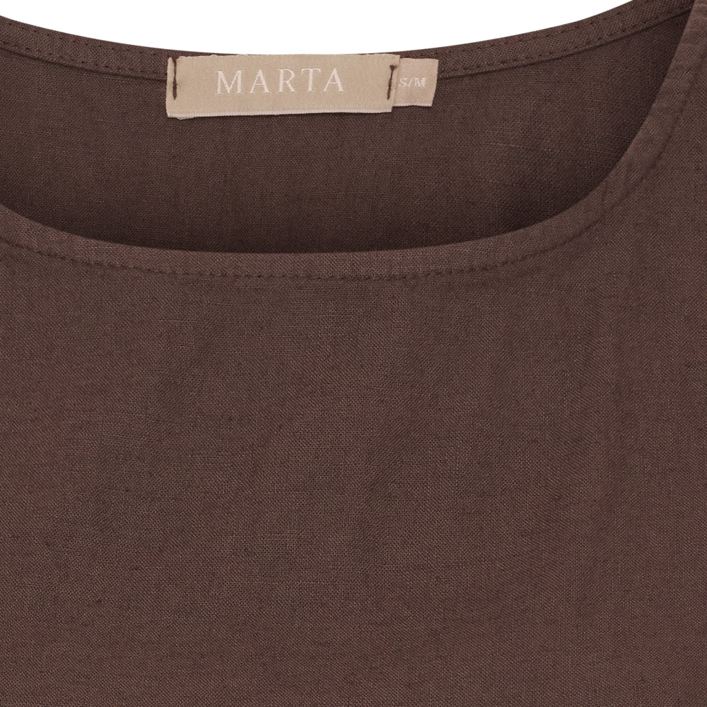 MARTA DU CHATEAU - TOP - HOLLY 258355 - COLD BROWN