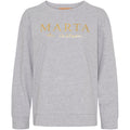 MARTA DU CHATEAU - SWEATSHIRT - ANNEMETTE J-639 - GREY MELANGE