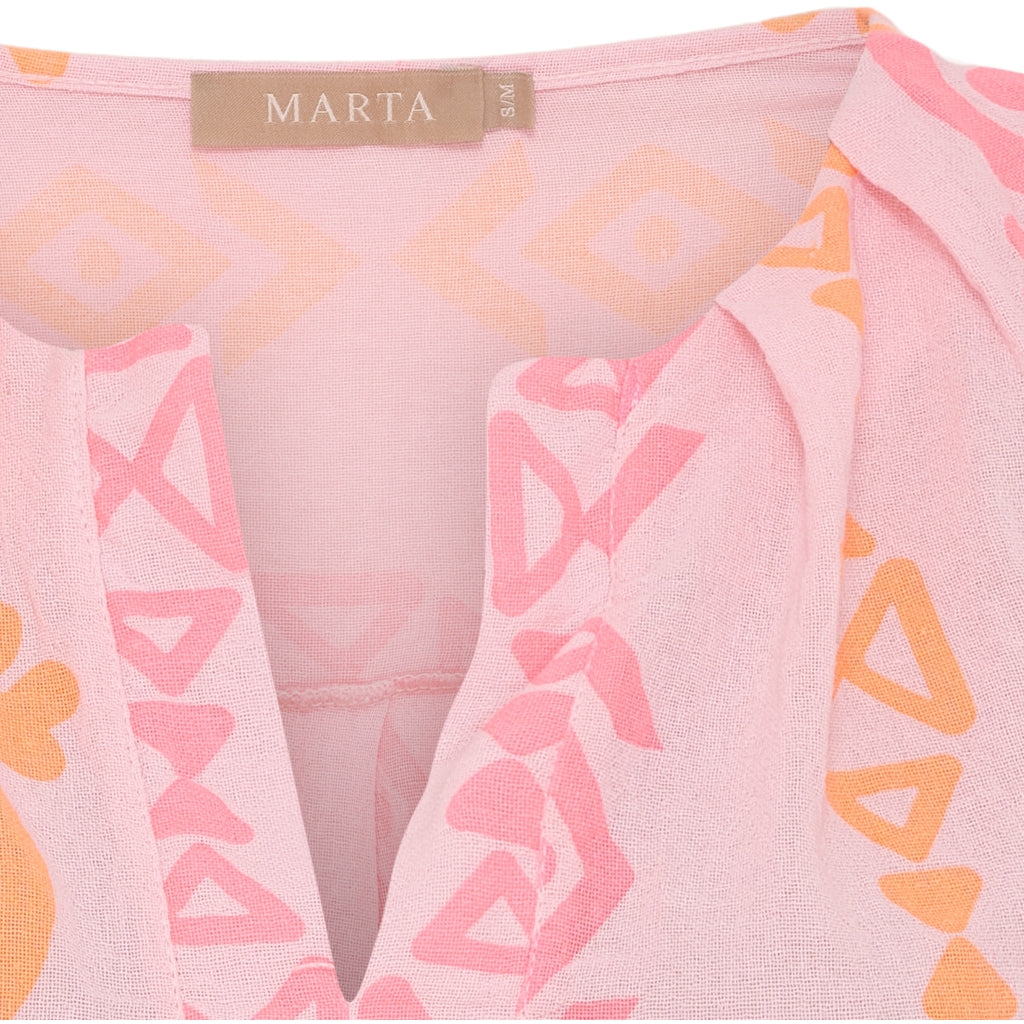 MARTA DU CHATEAU - BLUSE -STINE 7370C - PINK