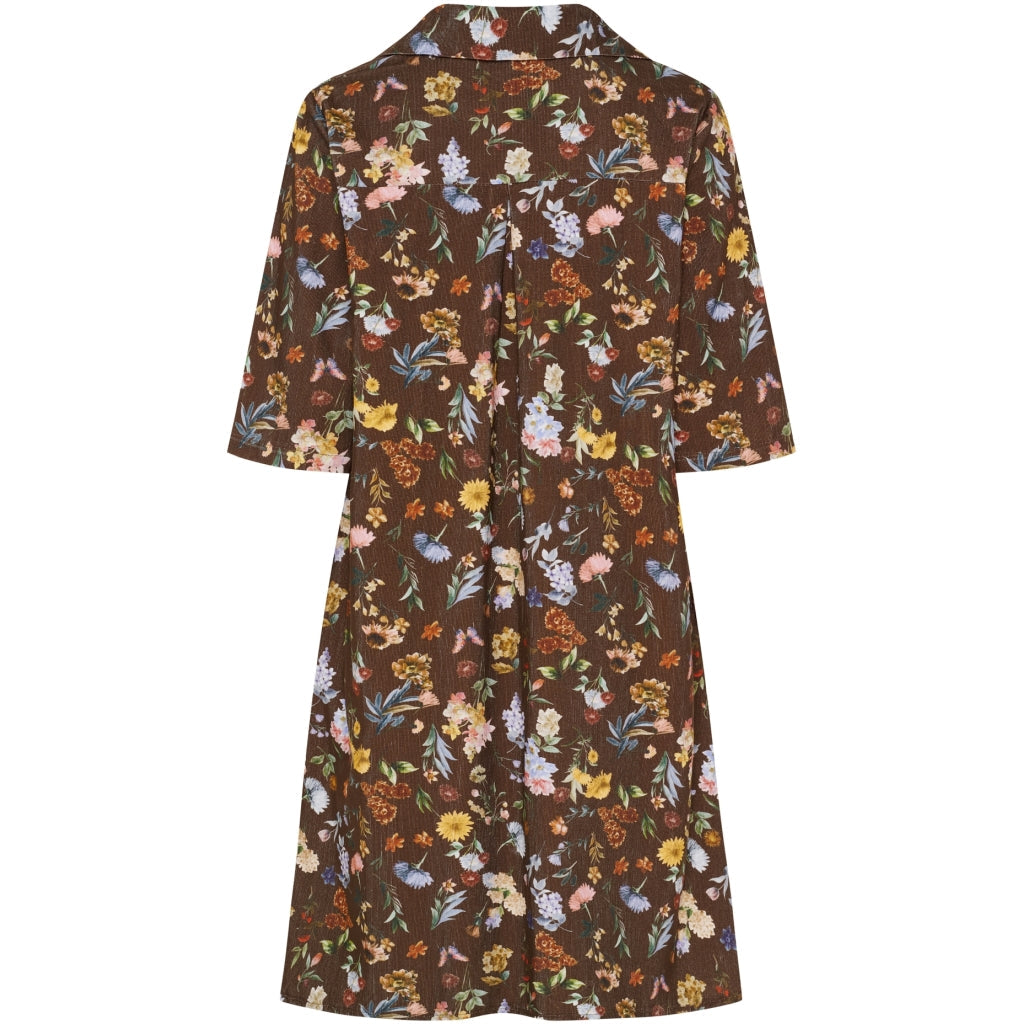 MARTA DU CHATEAU - KJOLE - WILDROSE 259351V - BROWN PRINT