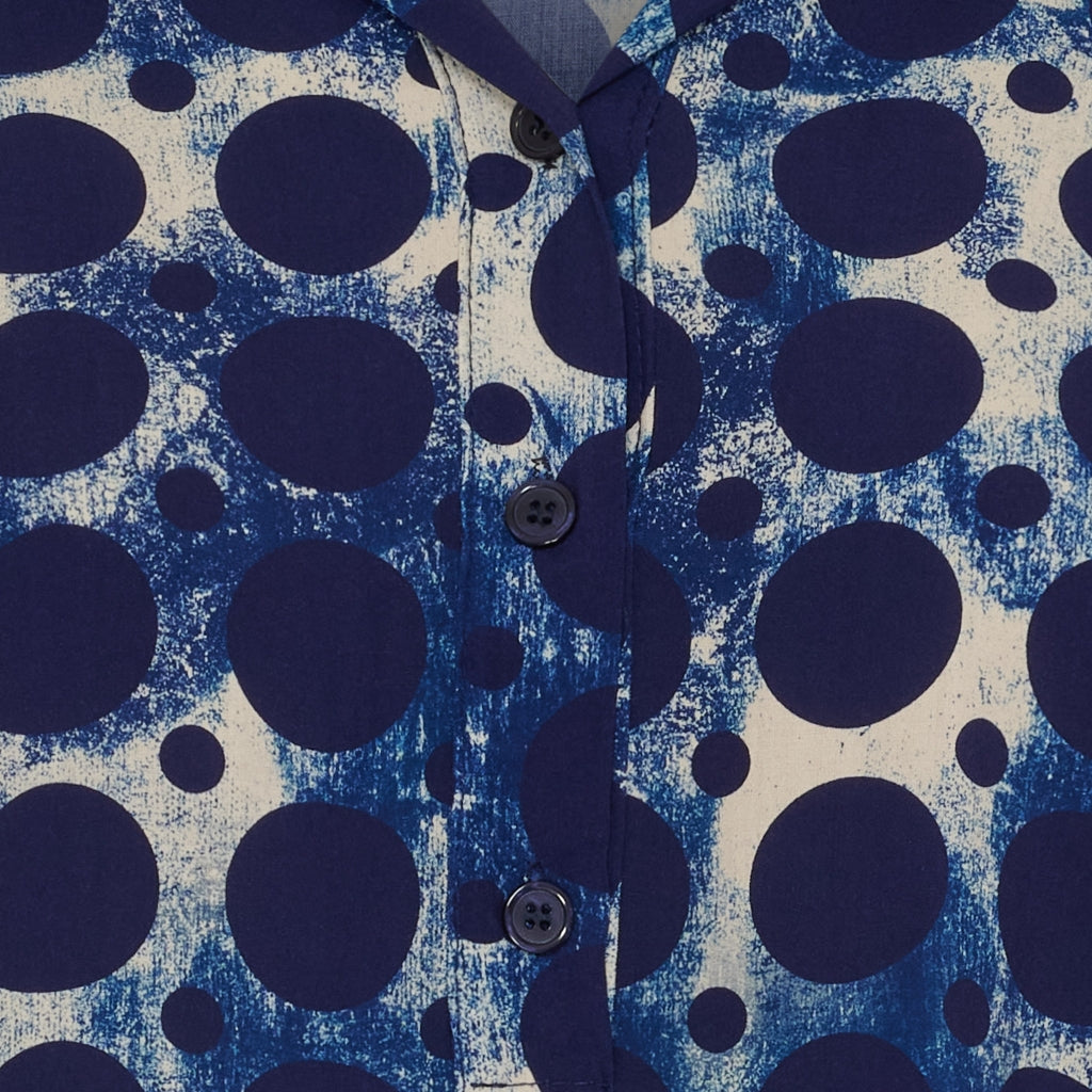 MARTA DU CHATEAU - SKJORTE - LILOU 6528 - BLUE SCURO