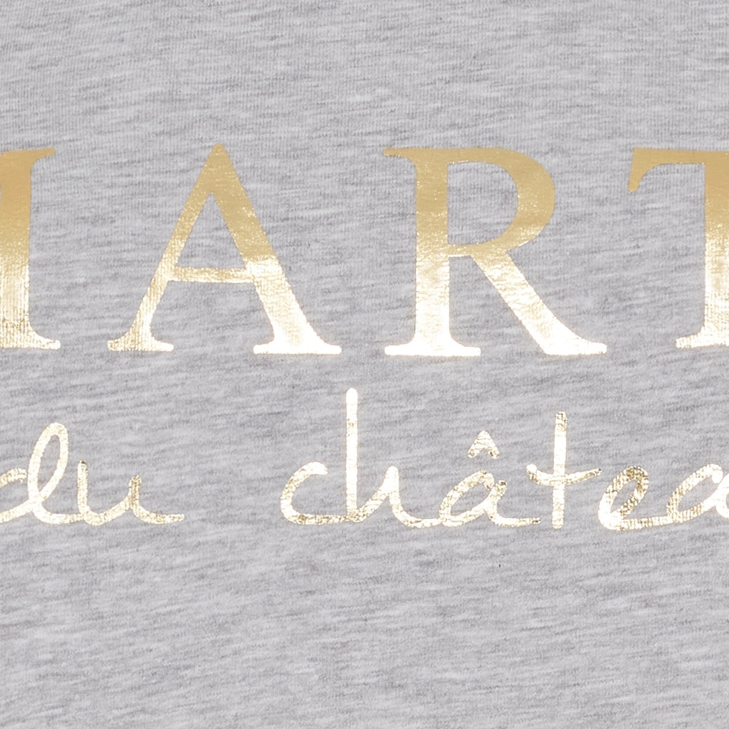 MARTA DU CHATEAU - T-SHIRT - JEANETTE MT-002 - GREY MELANGE