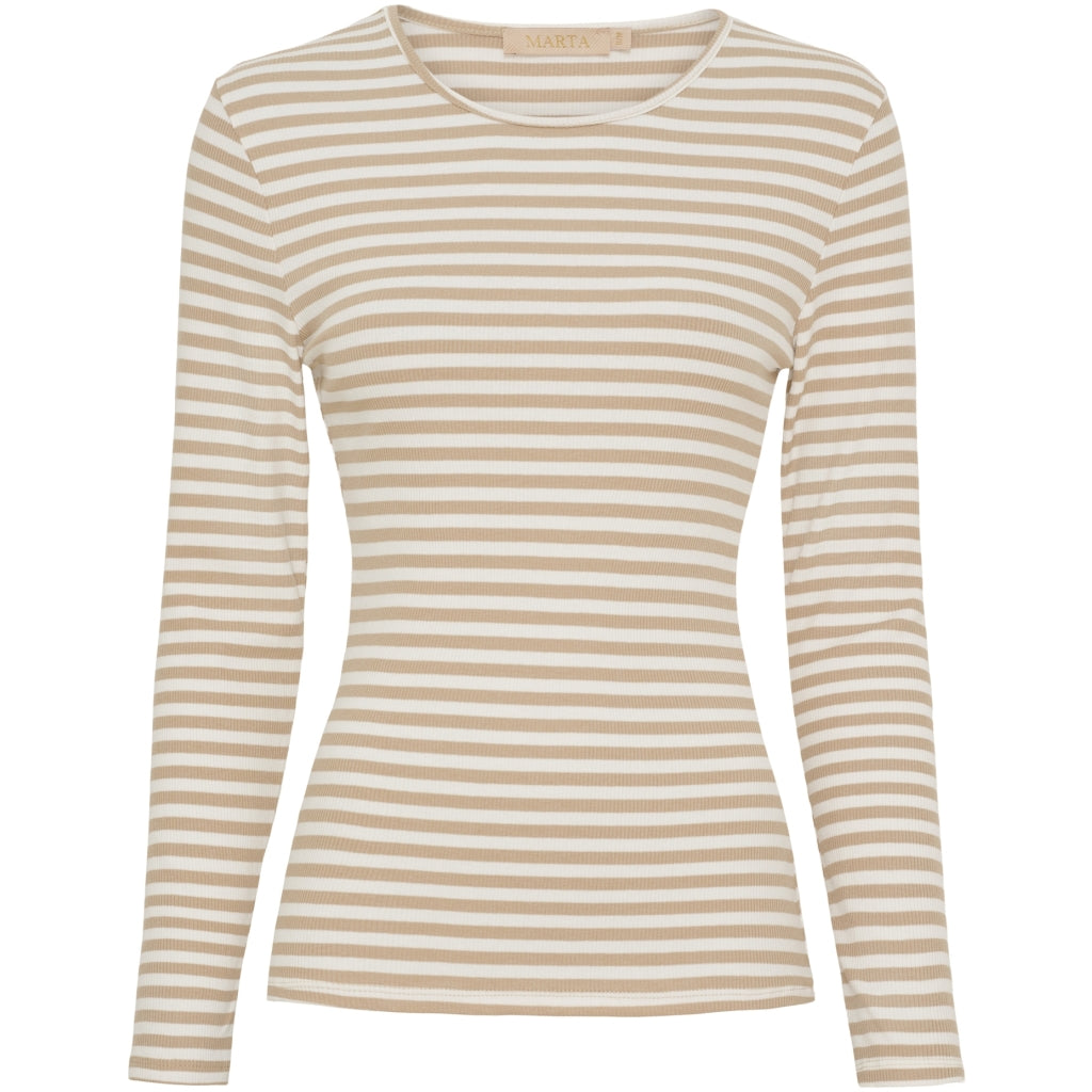 MARTA DU CHATEAU - BLUSE - JOSIANE 49066 - BEIGE/GREGGIO
