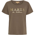 MARTA DU CHATEAU - T-SHIRT - JEANETTE MT-002 - FOSSIL FANGO