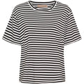 MARTA DU CHATEAU - T-SHIRT - ENRICA 258036 - BLACK STRIPE