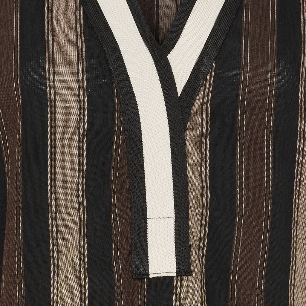 MARTA DU CHATEAU - KJOLE - SAYLOR 25231 - BLACK/CAMELLO2