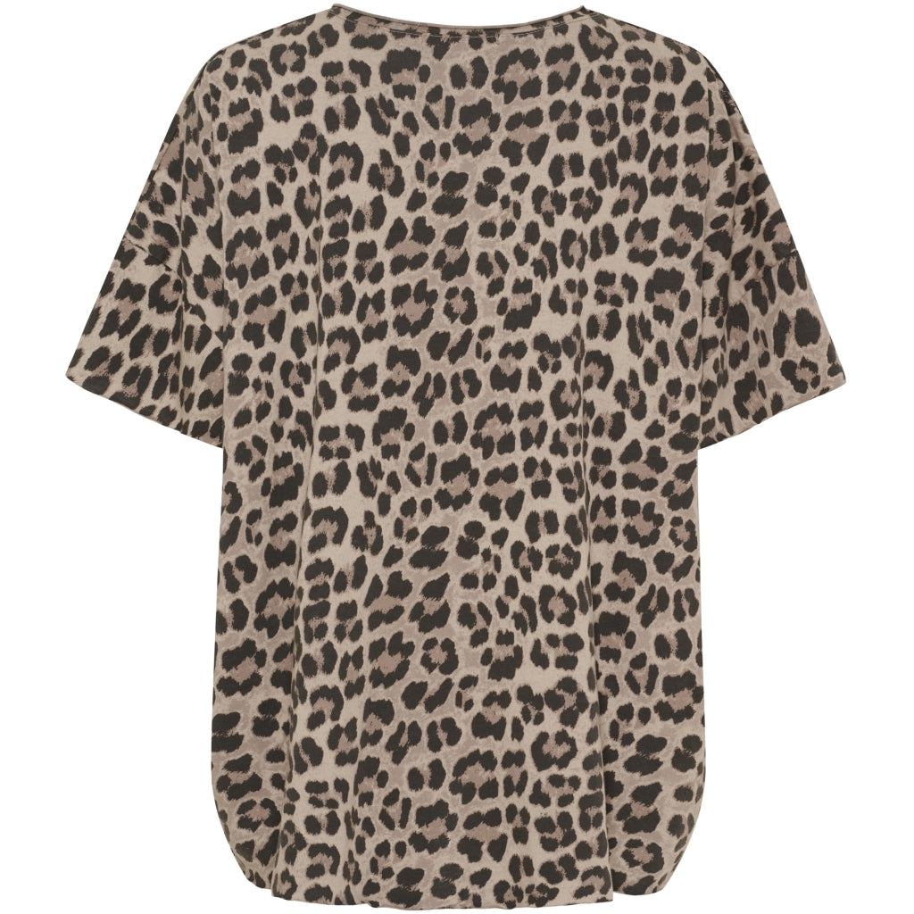 MARTA DU CHATEAU - T-SHIRT - HARPER 2436C - BEIGE LEO
