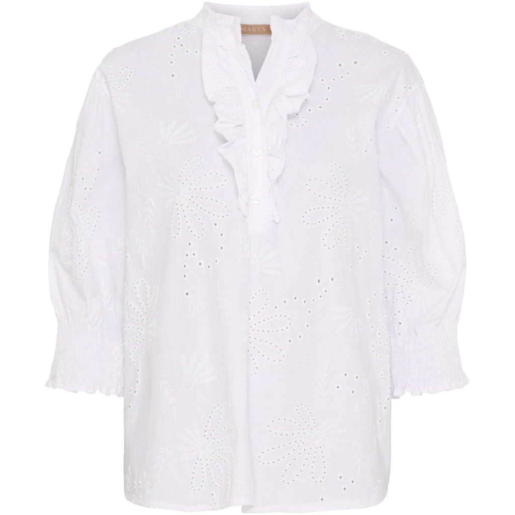 MARTA DU CHATEAU - SKJORTE - LINDA 6317E - WHITE