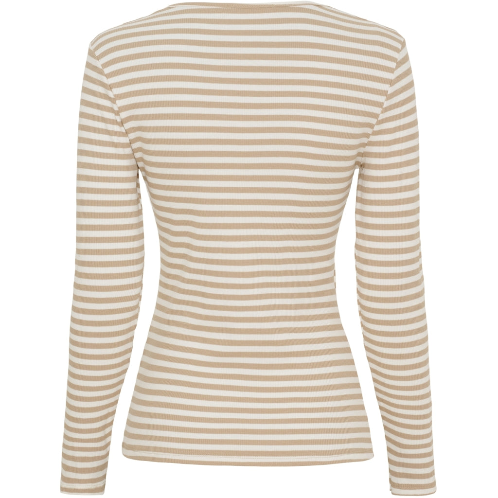 MARTA DU CHATEAU - BLUSE - JOSIANE 49066 - BEIGE/GREGGIO