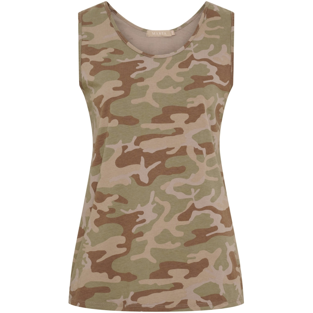 MARTA DU CHATEAU - TOP - ANGELINE 2499 - GREEN CAMO