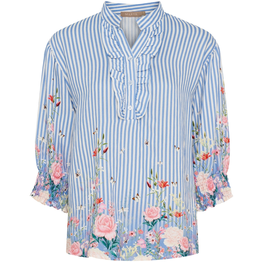 MARTA DU CHATEAU - SKJORTE - CHARLIE 6892 - JEANS4837