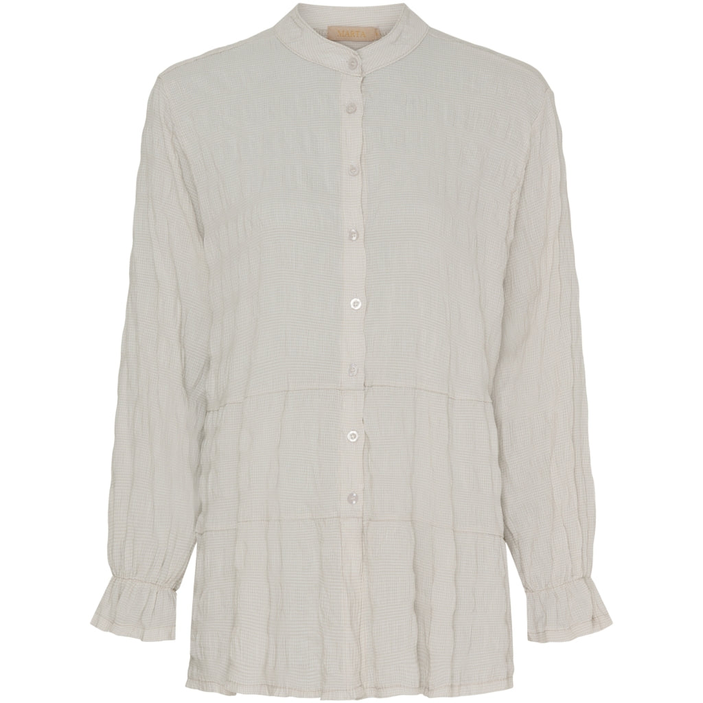 MARTA DU CHATEAU - SKJORTE - NAMOI 3182 - BEIGE
