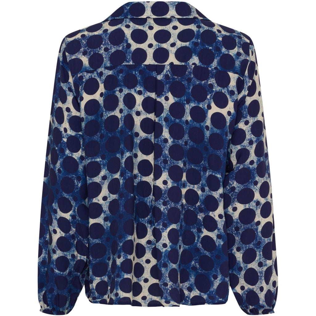 MARTA DU CHATEAU - SKJORTE - LILOU 6528 - BLUE SCURO