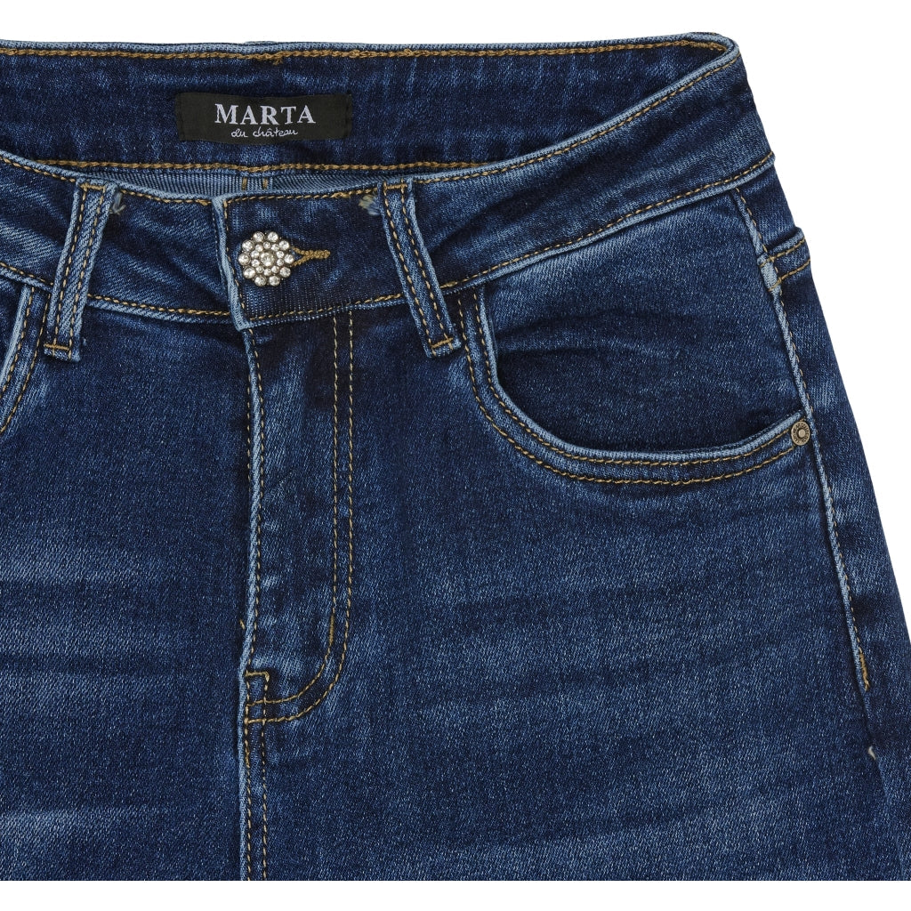 MARTA DU CHATEAU - JEANS - ESMA MDC186-26177 - DARK BLUE DENIM
