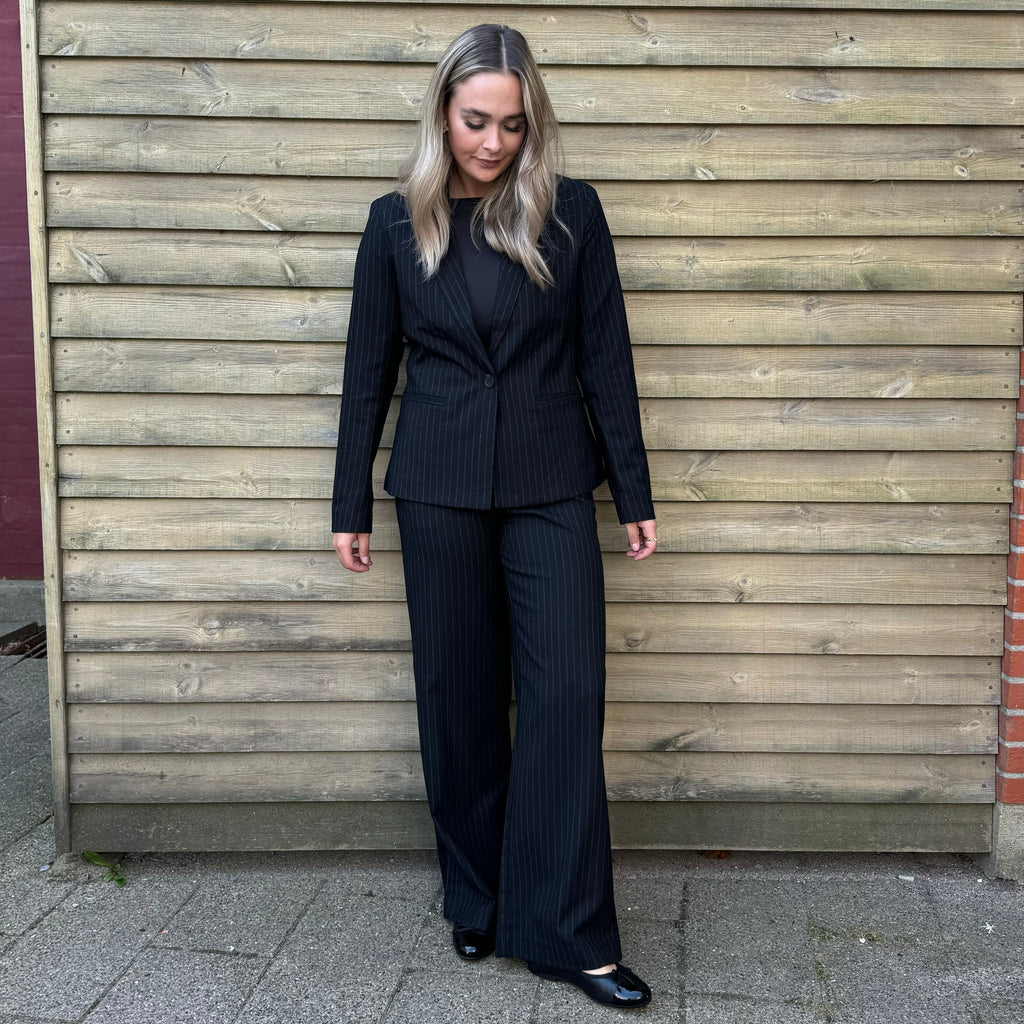 OBJECT - BLAZER - LISA 23044564 -  BLACK/GREY STRIPES