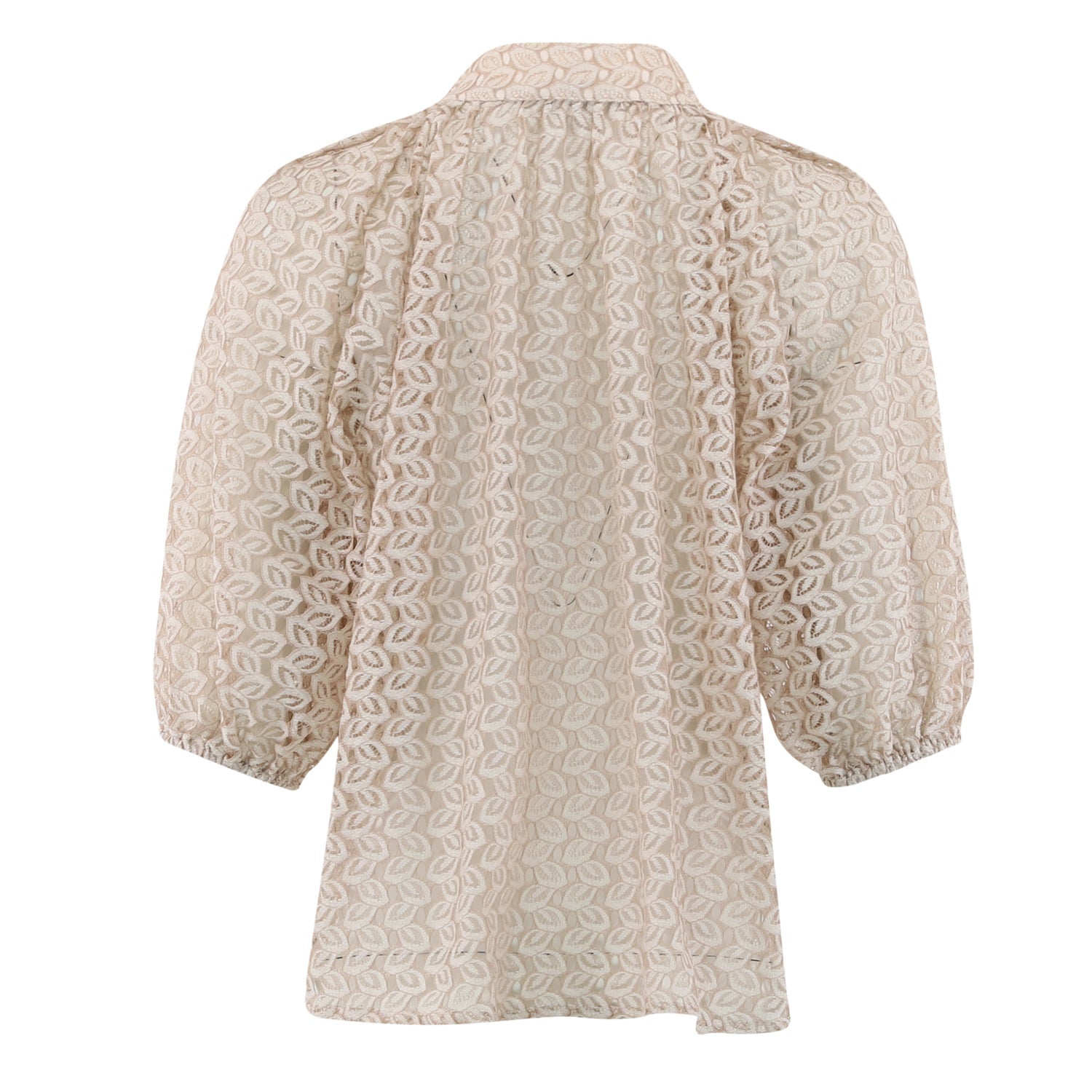 CONTINUE - BLUSE - SIA LACE 14729 - NOUGAT