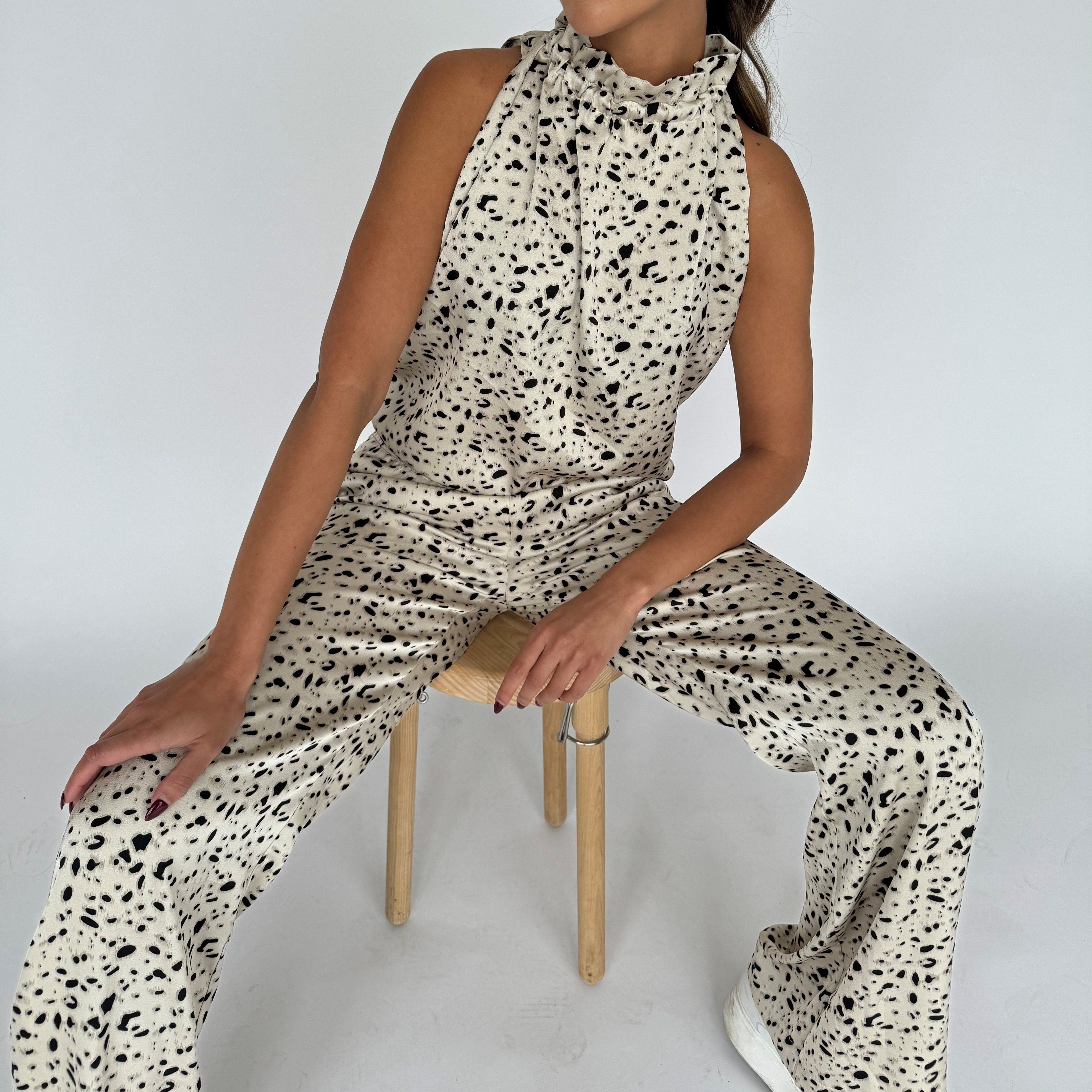 CONTINUE - TOP - LIVA 14898 - GEOPARD PRINT