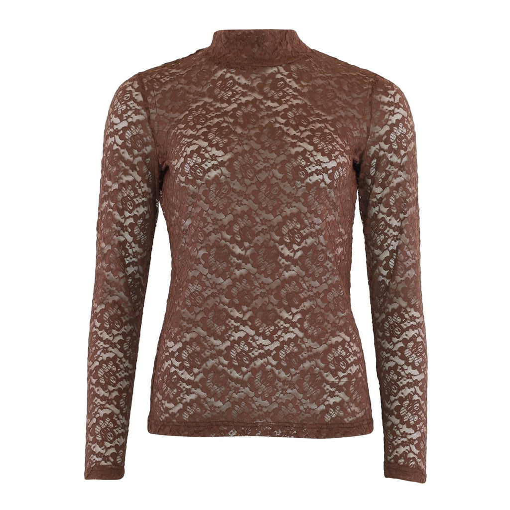 CONTINUE - BLUSE - ALBERTE 15069 - BROWN