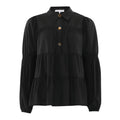 CONTINUE - SKJORTE - SANNA GOLD BUTTONS 15085 - SORT