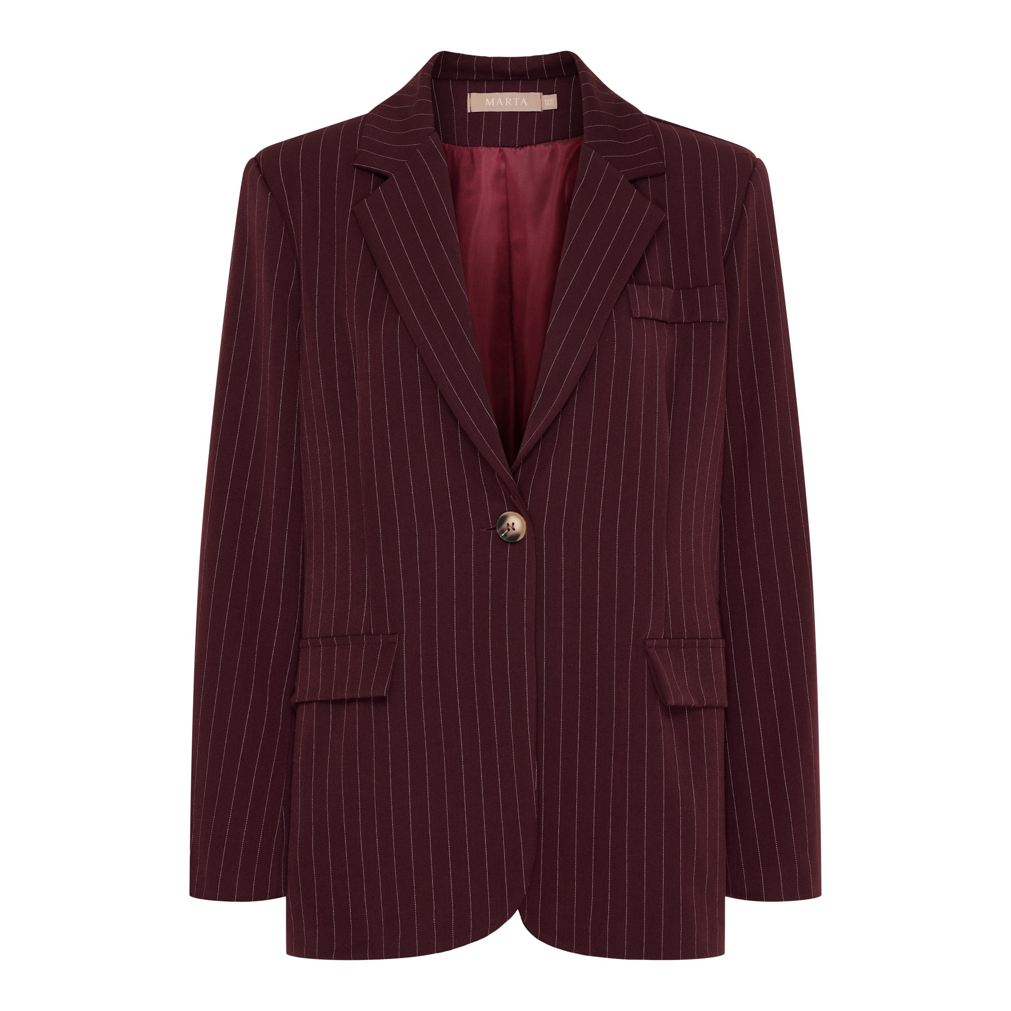 MARTA DU CHATEAU - BLAZER - DAMIANA 15502 - BORDEAUX