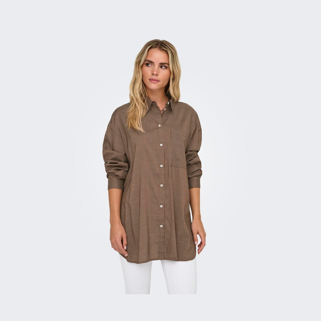 ONLY - SKJORTE - MAGGIE 15344363 - MUSTANG