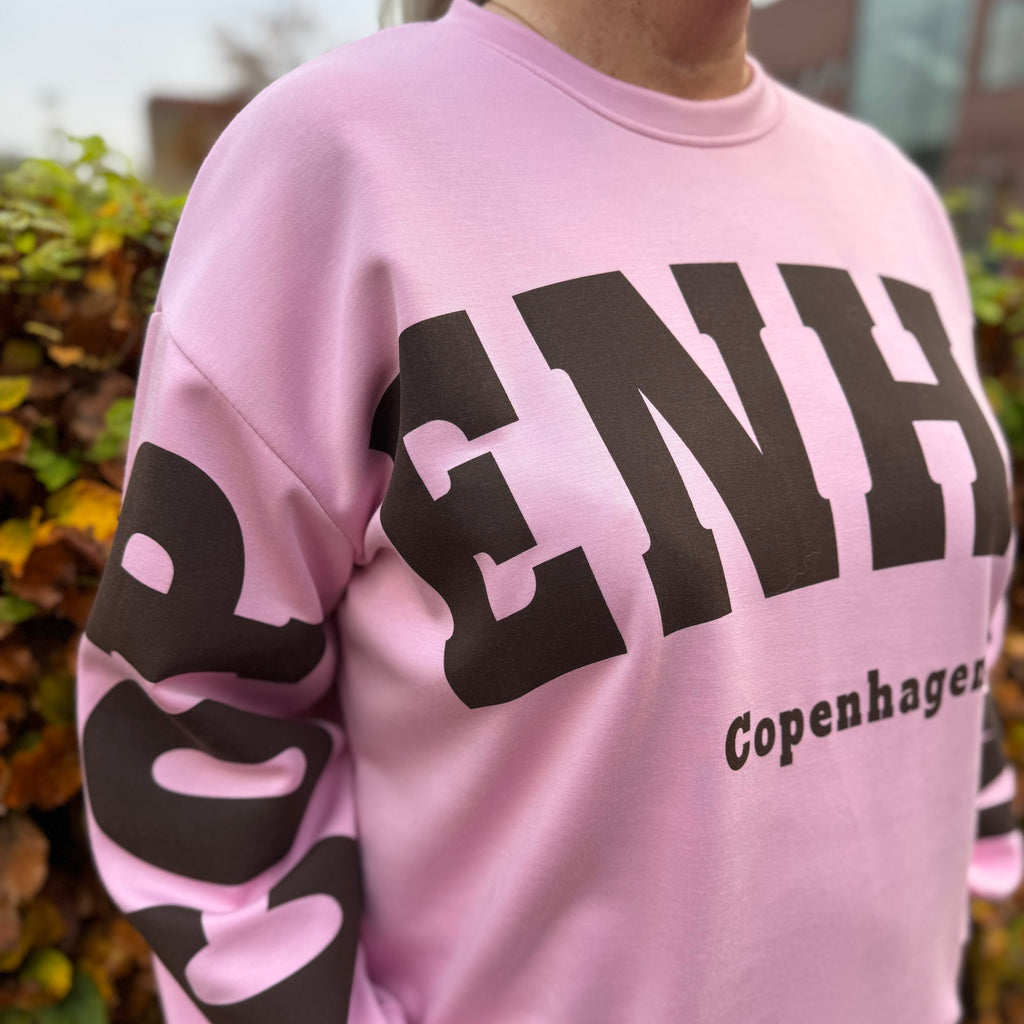 MARTA DU CHATEAU - SWEATSHIRT - HIBISCUS 22659 - PINK