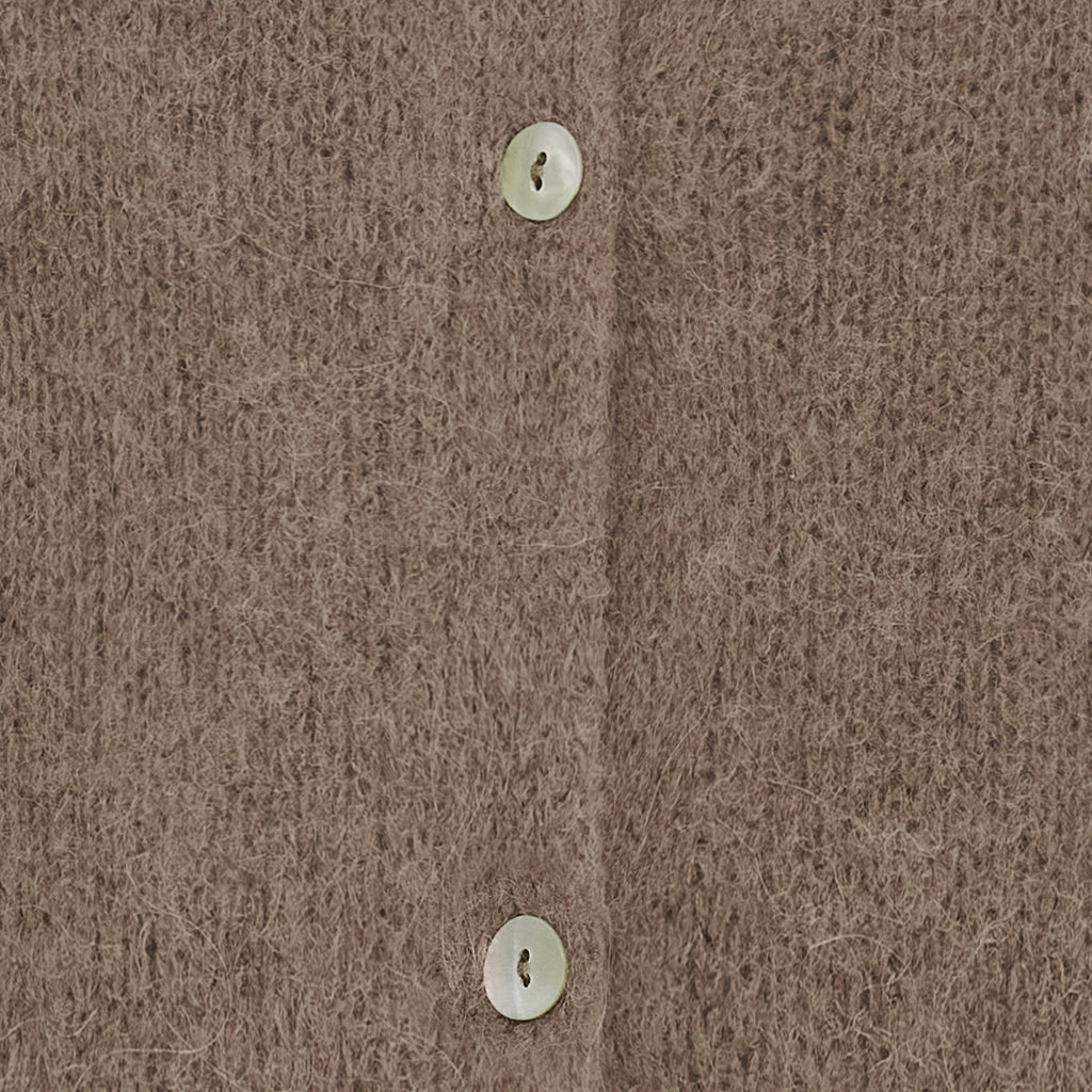 MARTA DU CHATEAU - CARDIGAN - JULIANA 2413 - FANGO
