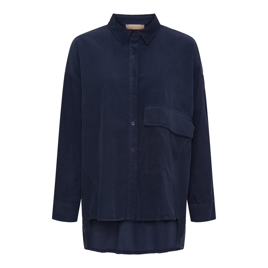 MARTA DU CHATEAU - SKJORTE - GISELLE 248056 - BLUE 1003