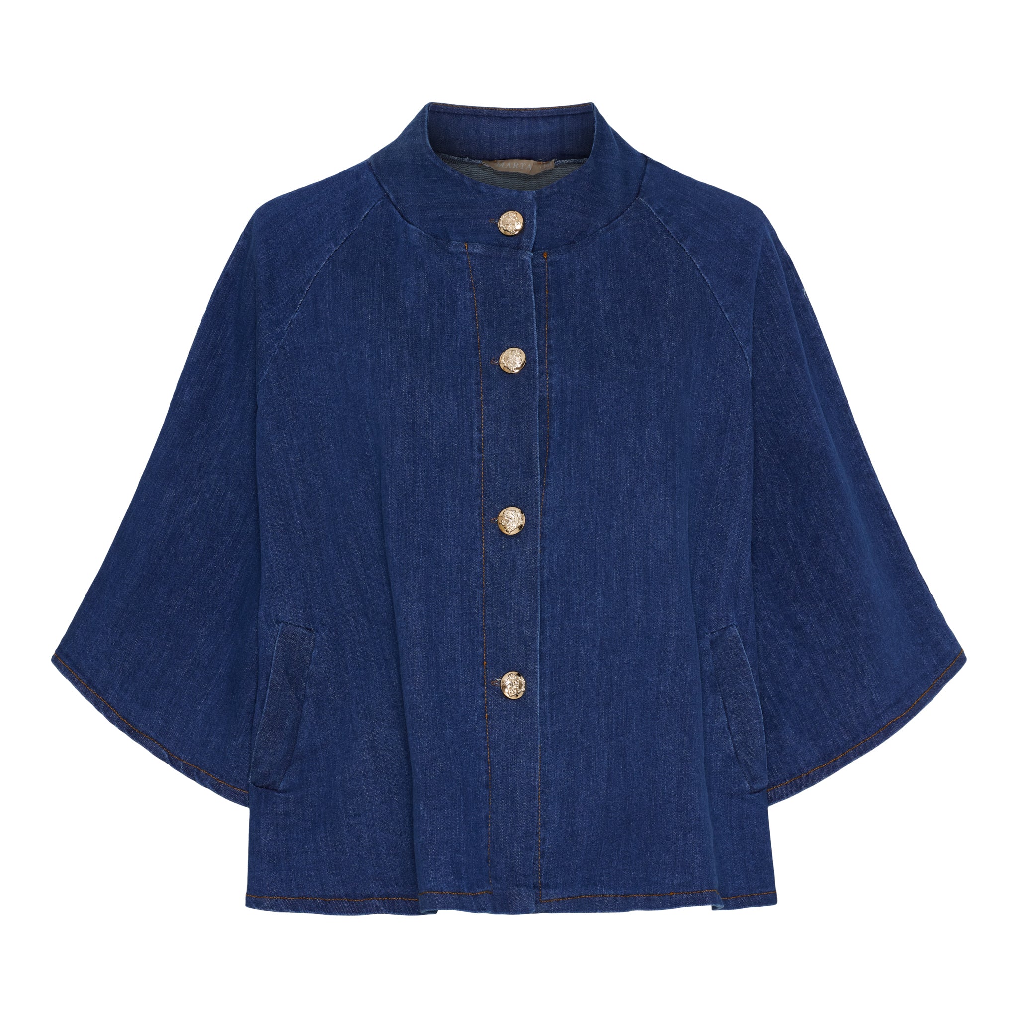 MARTA DU CHATEAU - JAKKE - ARWEN 248370J - MEDIUM BLUE DENIM