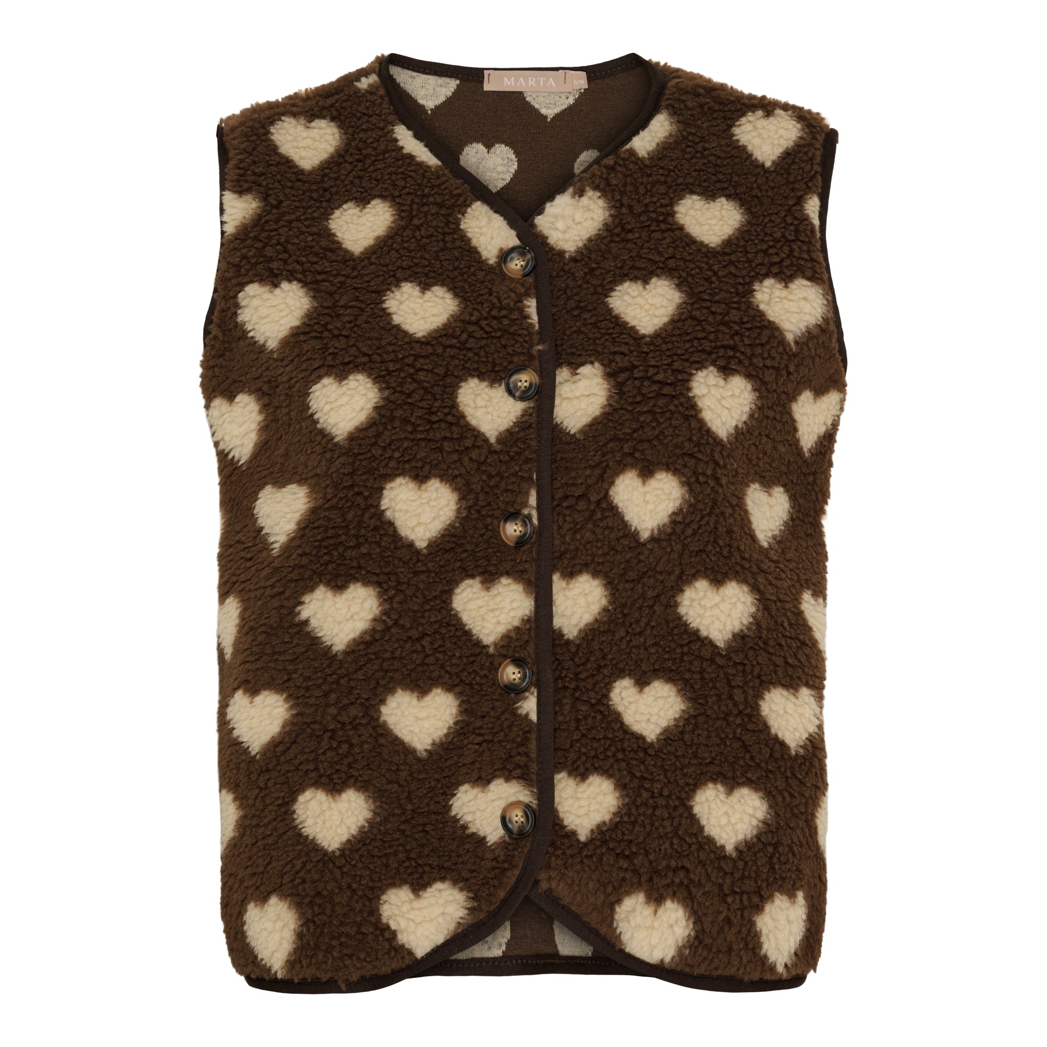 MARTA DU CHATEAU - VEST - DAHLIA 25710 - MORO/CAMELLO