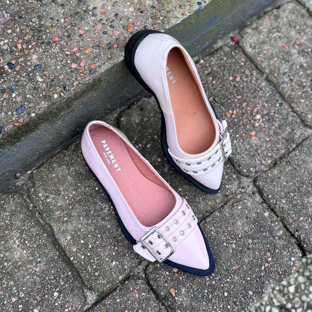 PAVEMENT - BALLERINA - SASO LOW 23185 - TAUPE PATENT