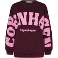 MARTA DU CHATEAU - SWEATSHIRT - HIBISCUS 22659 - BORDEAUX