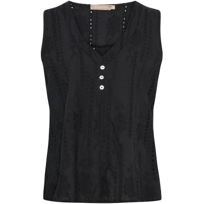 MARTA DU CHATEAU - TOP - PERLA 6261 - BLACK