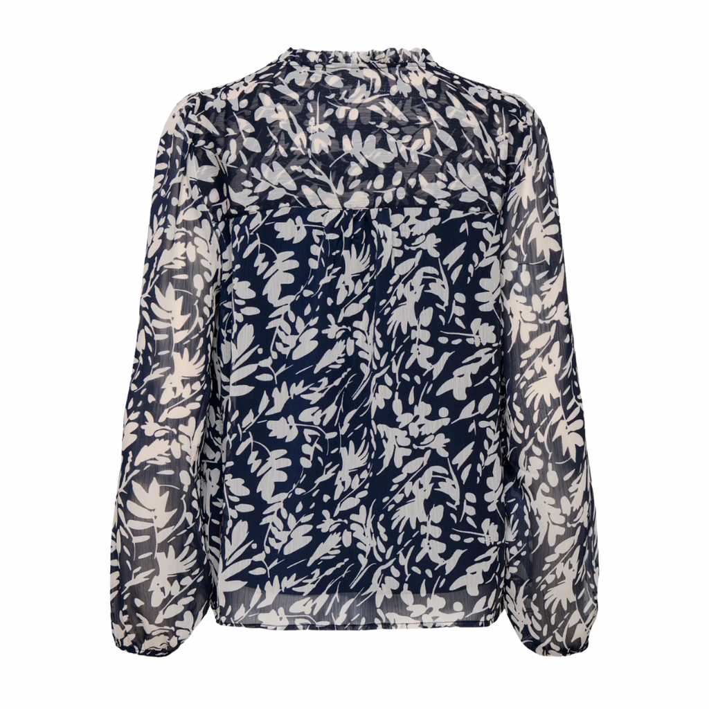 ONLY - BLUSE - DITSY 15229700 - NIGHT SKY/HEMA FLOWER PUMIC