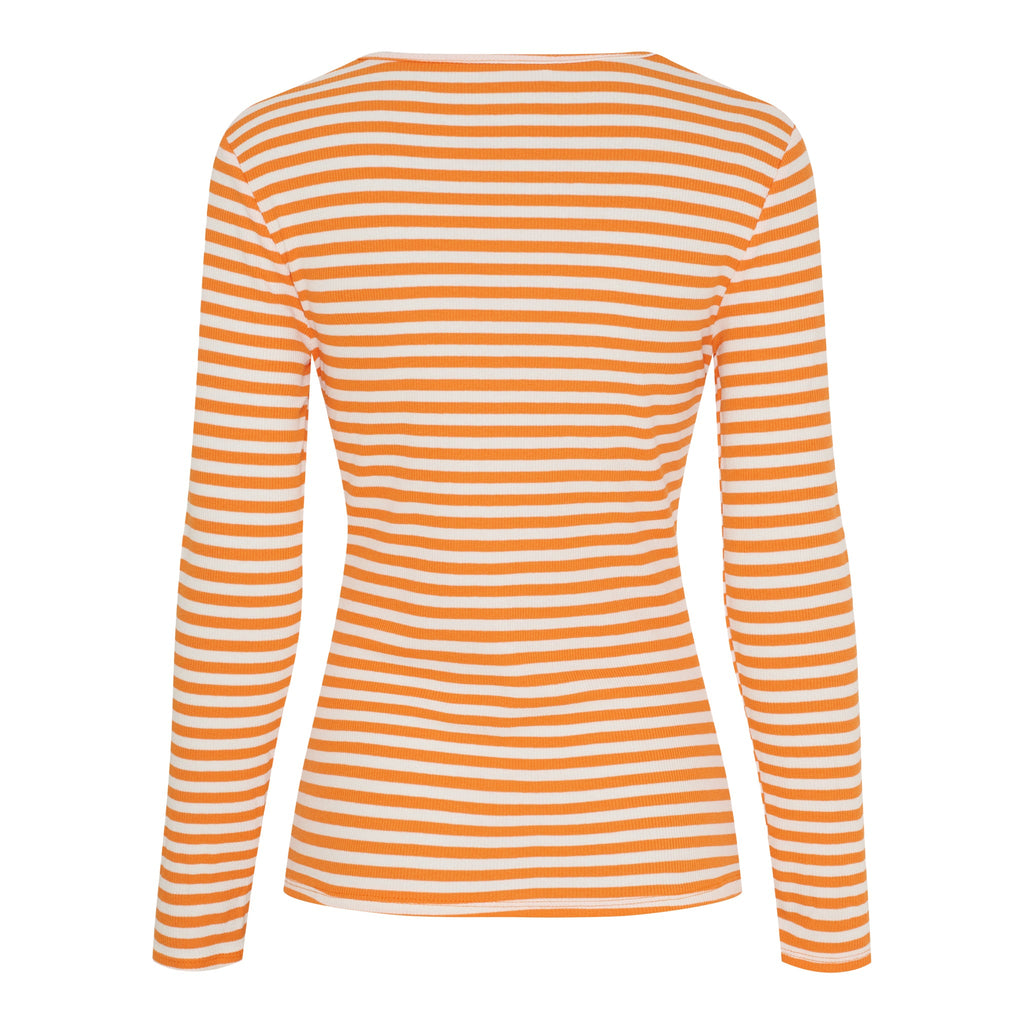 MARTA DU CHATEAU - BLUSE - JOSIANE 49066 - ARANCIO/GREGGIO