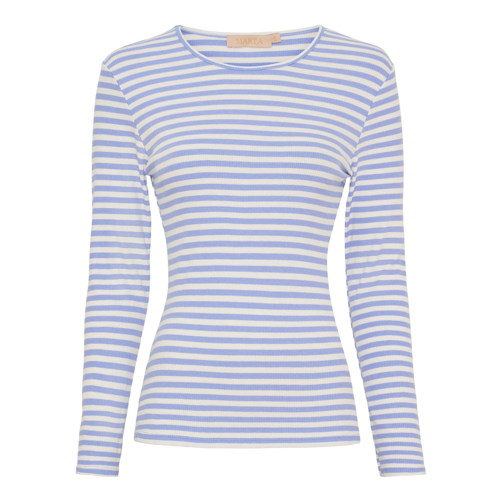 MARTA DU CHATEAU - BLUSE - JOSIANE 49066 - CELESTE/GREGGIO
