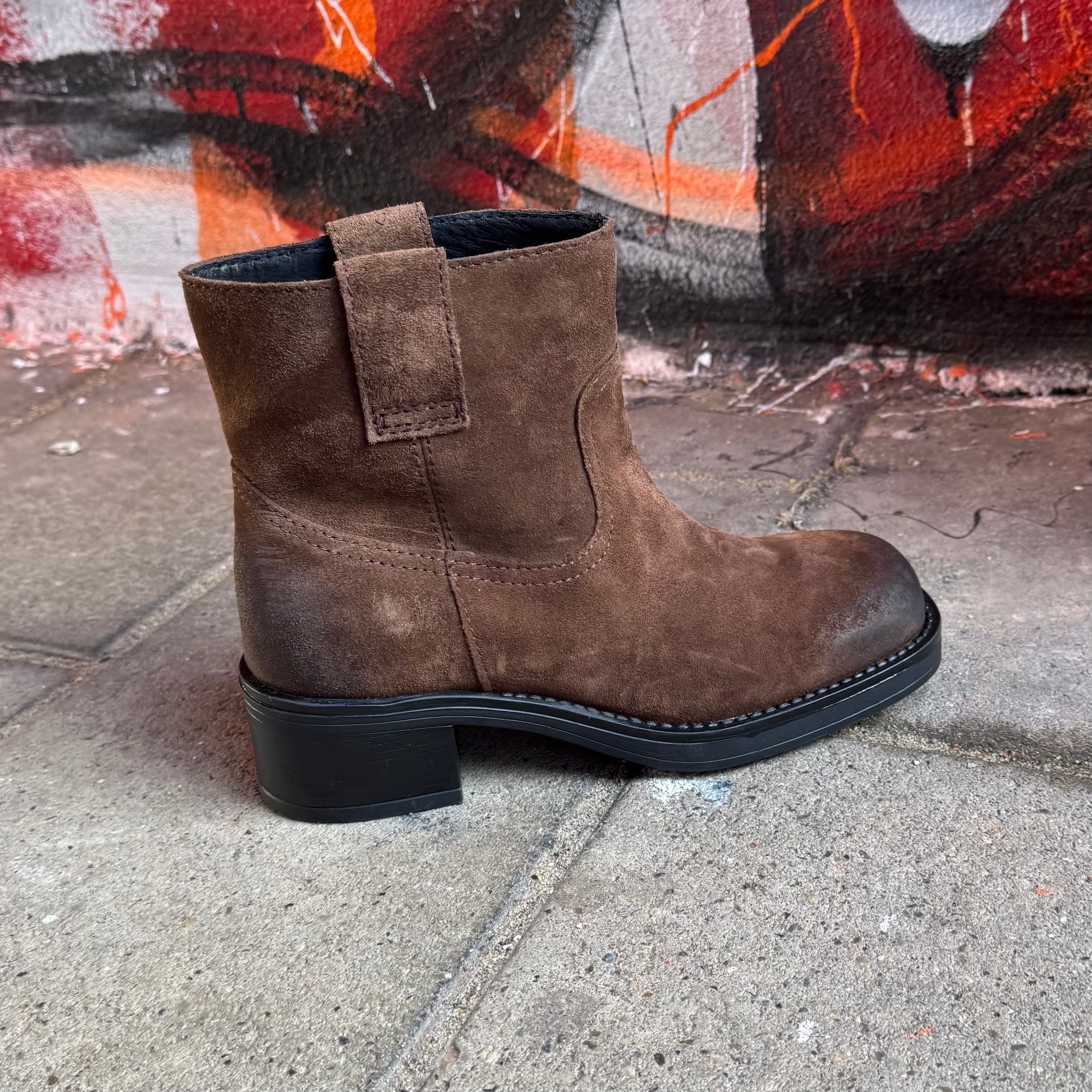 PAVEMENT - STØVLE - JENNY SUEDE 24199 - BROWN SUEDE