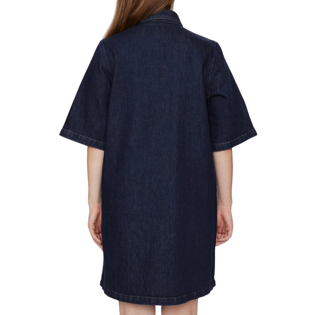 NÜMPH - DENIMKJOLE - LONDON 705192 - DARK BLUE DENIM