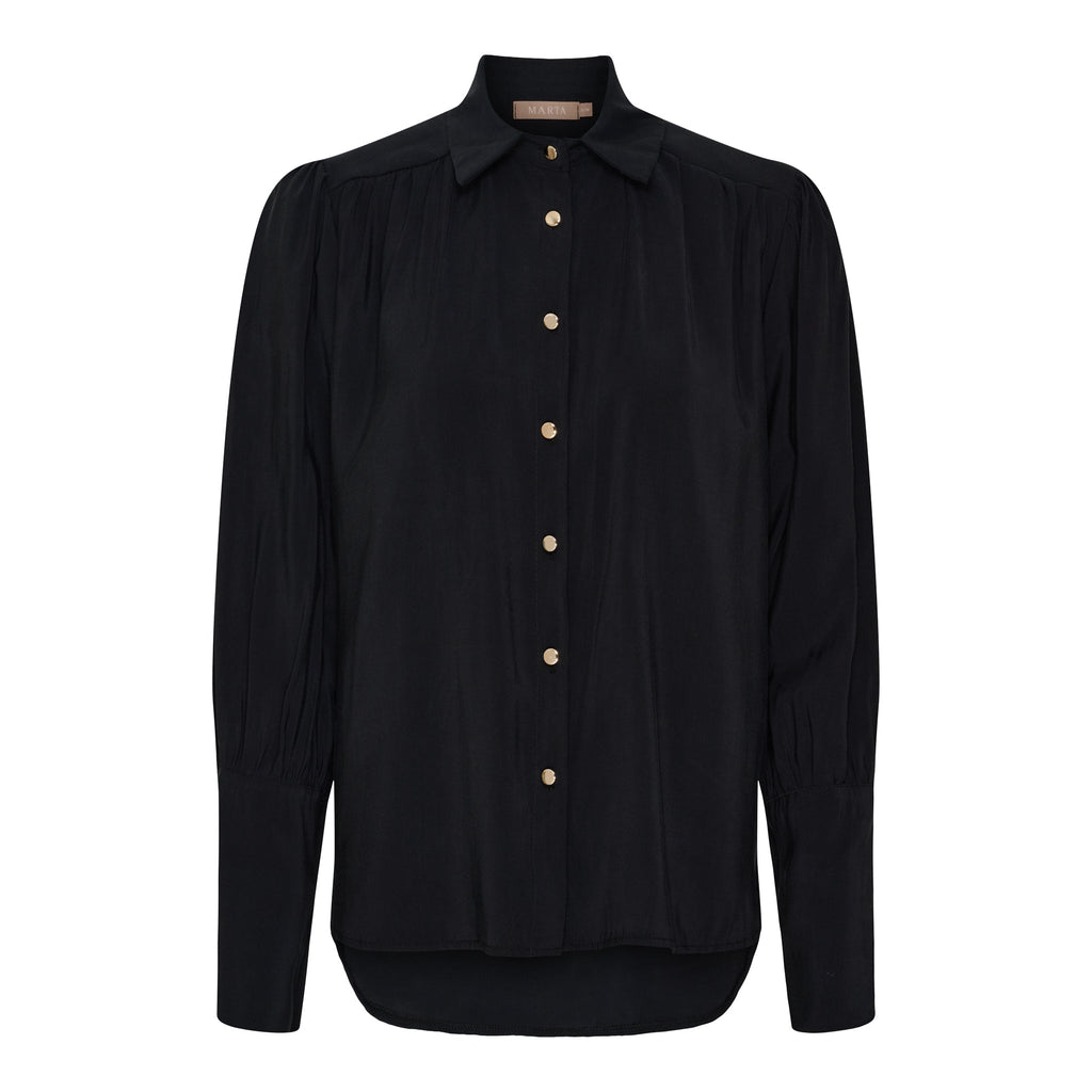 MARTA DU CHATEAU - SKJORTE - RHEA 58725 - BLACK