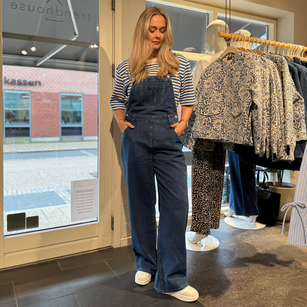 PIECES - DUNGAREE - FENNA 17161134 - DARK BLUE DENIM