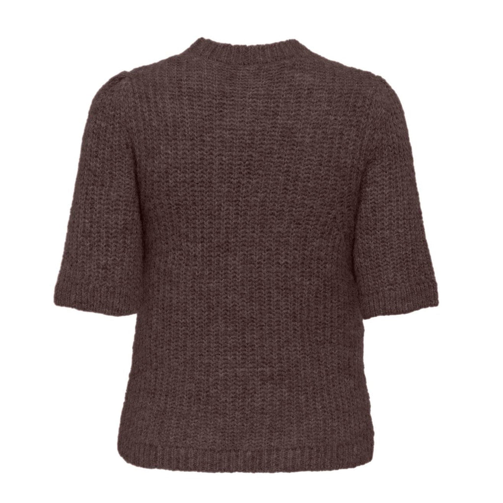 ONLY - TOP - SHINE PUFF 15350977 - SEAL BROWN