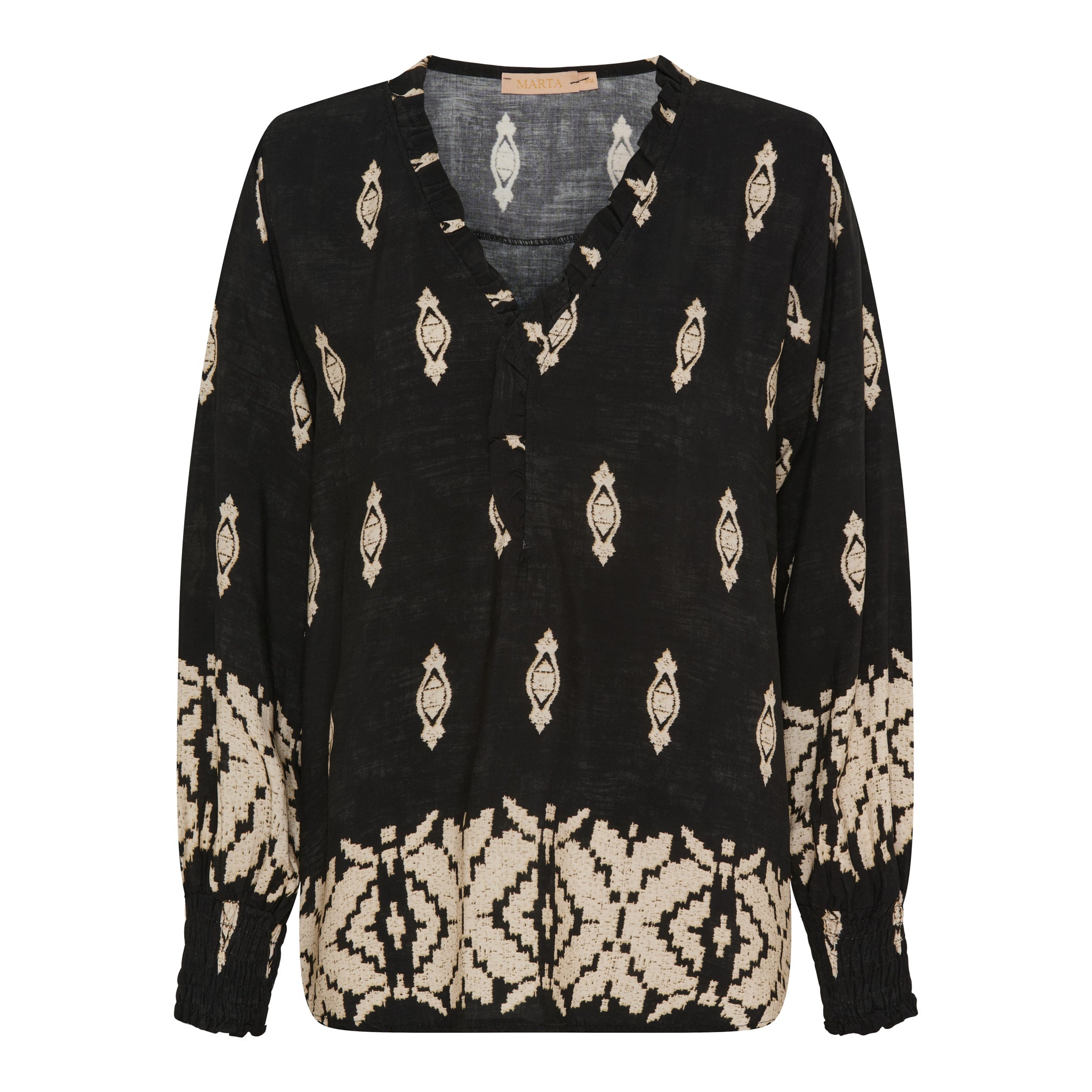 MARTA DU CHATEAU - BLUSE - MAYRA 6426 - NERO