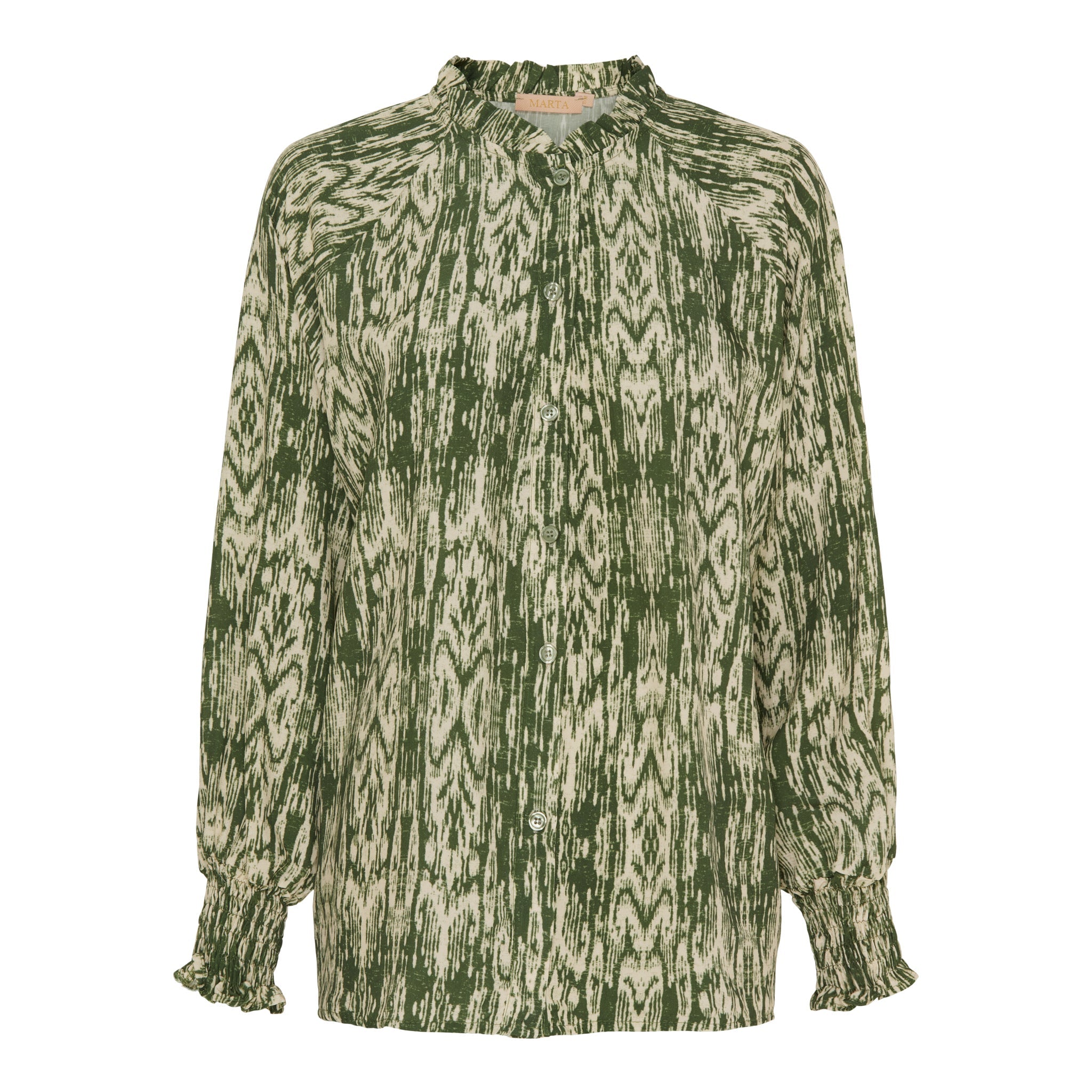 MARTA DU CHATEAU - BLUSE - PALMA 6450 - LEO MILITARY 4189