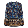 MARTA DU CHATEAU - BLUSE - CHRISTELLE 6453 - BLUE SCURO 288TPU