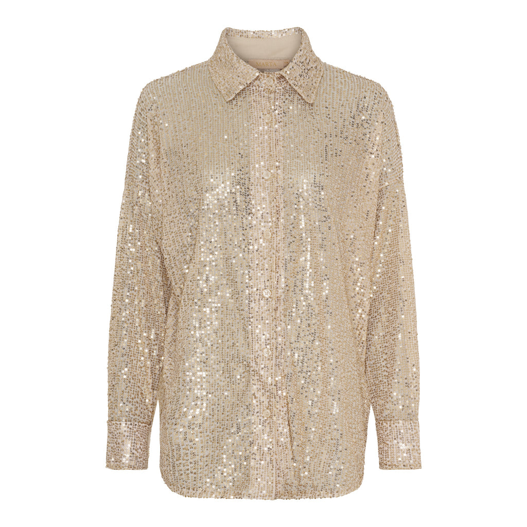 MARTA DU CHATEAU - SKJORTE - BERTILLE 6624 -  CHAMPAGNE