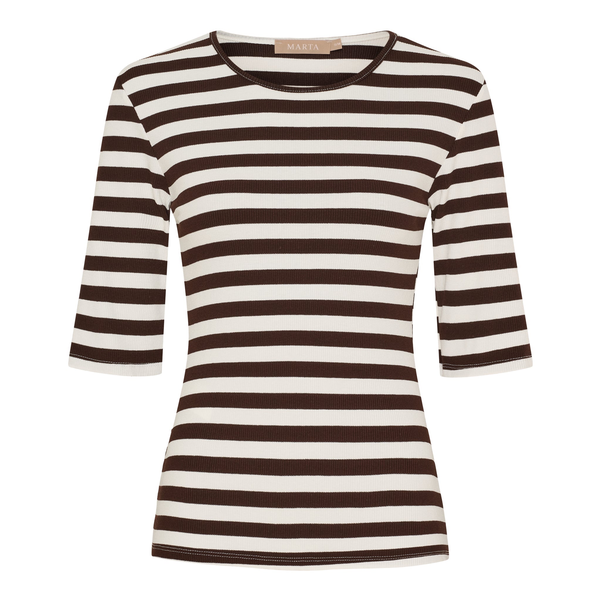 MARTA DU CHATEAU - T-SHIRT - NENA 7524 - MARONE