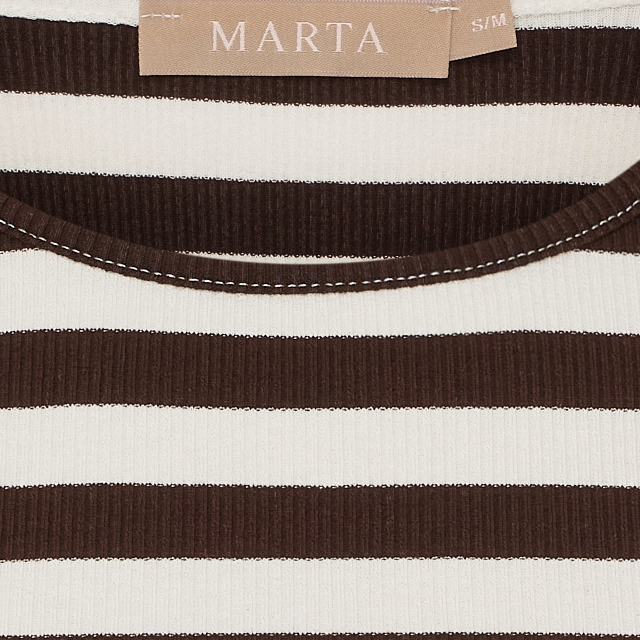 MARTA DU CHATEAU - T-SHIRT - NENA 7524 - MARONE
